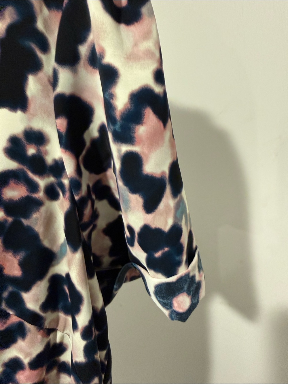 Torrid Pink and Navy Leopard-Print Dress - Picture 7 of 12